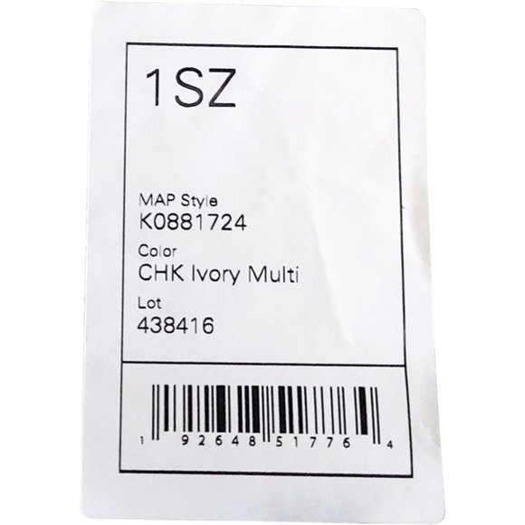 Theory Miles K0881724 Ivory Multi Off White Wool Men Women 1SZ Scarf - Picture 5 of 5